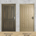 ART # 065 – 070 | PREMIUM QUALITY COMPOSITE DOORS