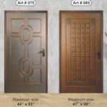 ART # 075 – 080 | PREMIUM QUALITY COMPOSITE DOORS
